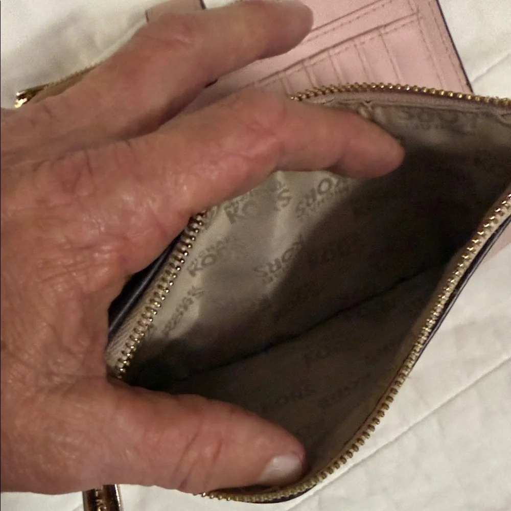 Michael Kors Blush Leather Card Holder